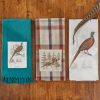 Pheasant Printed Dishtowel