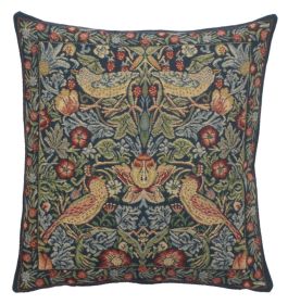 Strawberry Blue Cushion Cover