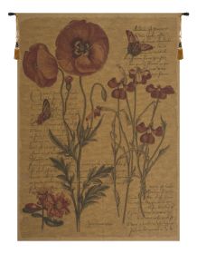 Flanders Poppies III Belgian Tapestry