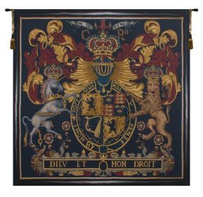 Stuart Crest Belgian Tapestry Wall Art