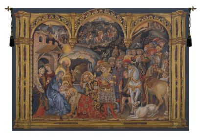 Adorazione Horizontal Belgian Tapestry Wall Art