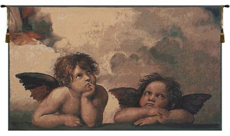 Angels by Raffael Belgian Tapestry Wall Art