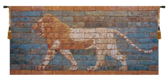 Lion Nebuchadnezzar II Belgian Tapestry Wall Art