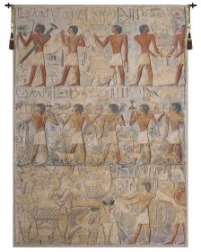 Saqqarah Beige Belgian Tapestry Wall Art
