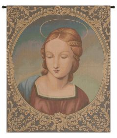 Madonna Del Cardellino Italian Wall Tapestry