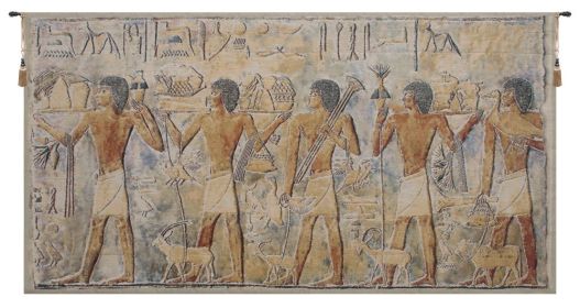 Saqqarah Beige Part 2 Belgian Tapestry Wall Art