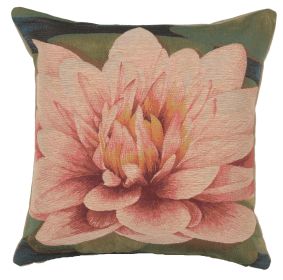 Water Lilly Flower French Cushion Cover