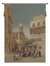 Market Square II Tapestry Wall Hanging