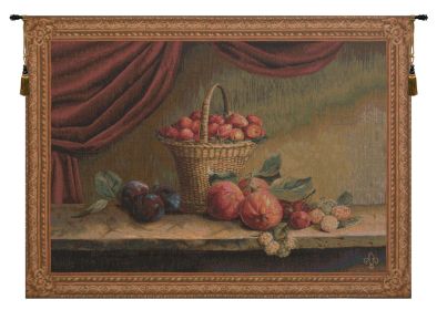 Basket of Strawberries  French Tapestry