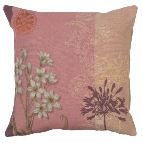 Forget Me Not Floral French Cushion Cover