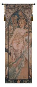 Mucha Matin Belgian Tapestry Wall Art