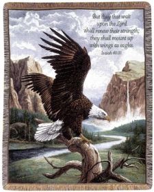 Freedom w/Verse II Afghan Throw