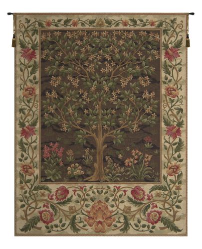 Tree of Life Beige I European Tapestry