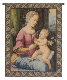 Madonna del Garofano Italian Wall Tapestry