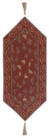 Medieval Rabbit II French Table Runner