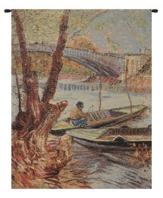 Van Gogh Fishing in the Spring  Tapestry