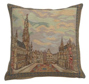Grand Place Brussels  Cushion Cover