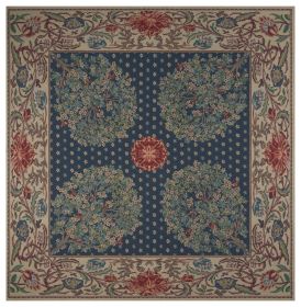 Tree of Life - Blue Afghan Throw