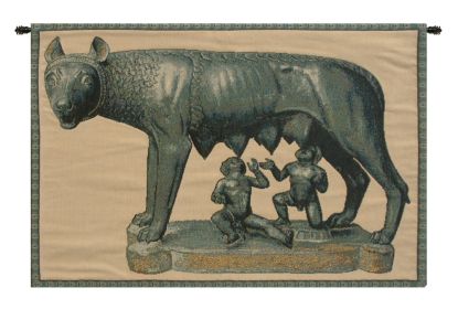 Lupa Capitolina Italian Wall Tapestry