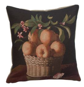 Orange Basket French Cushion Cover