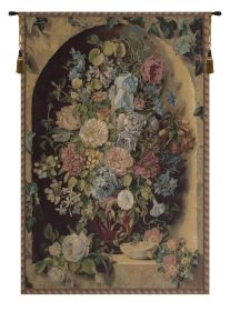 Large Flowers Piece  Italian Wall Tapestry