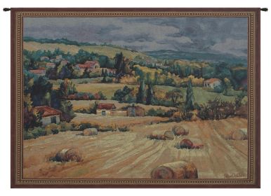 French Farmland Tapestry Wall Art