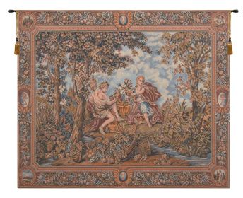 Autumn Grapes in Basket European Wall Art