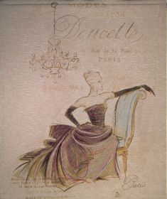 Seated View Fine Art Tapestry