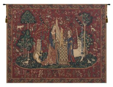 The Lady and the Organ II with Border Tapestry