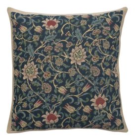 Fleurs de Morris Blue Cushion Cover