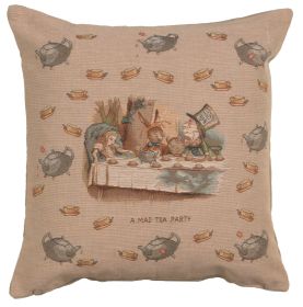 The Tea Party Alice In Wonderland French Cushion Cover