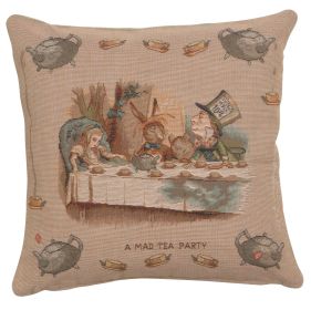The Tea Party Alice In Wonderland I French Cushion Cover