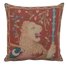 Le Lion Medieval  French Cushion Cover