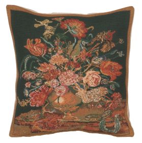 Flora Cotta Black II Cushion Cover