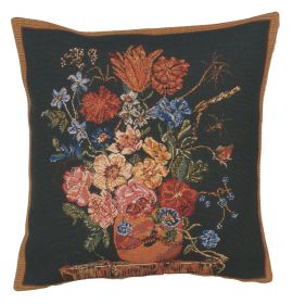 Terra Cotta Black IIII Cushion Cover