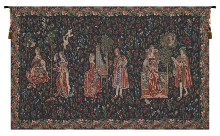 Courtly Scene Galanteries Tapestry
