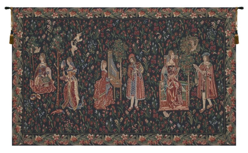 Courtly Scene Galanteries Tapestry