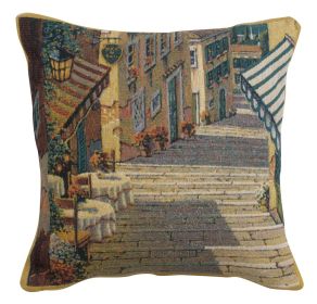 Bellagio Village Two Tables European Cushion Cover