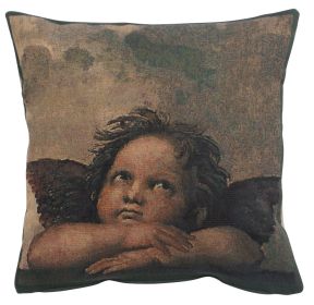 Angels by Raffael right European Cushion Cover