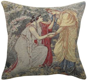 Demeter and Persephone Decorative Pillow Cushion Cover