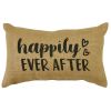 Happily Ever After Sentiment Pillow 12" x 7"