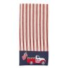 Star Spangled Truck Embroidered Dishtowel