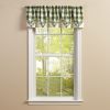Wicklow Lined Point Valance 15" L - Sage