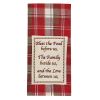 Fireside Plaid Decorative Dishtowel
