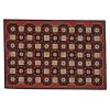 Folk Star Hooked Rug 4 x 6