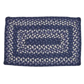 Bluestone Braided Rectangular Rug 20" x 30"
