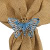 Blue Butterfly Napkin Ring
