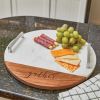 Farmhouse Wood/Marble Charcuterie Board