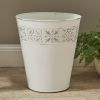 Distressed Tile Waste Basket