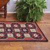 Folk Star Hooked Rug Runner 2 x 6